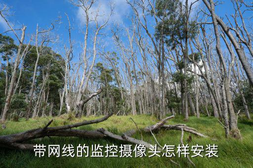 帶網線的監控攝像頭怎樣安裝