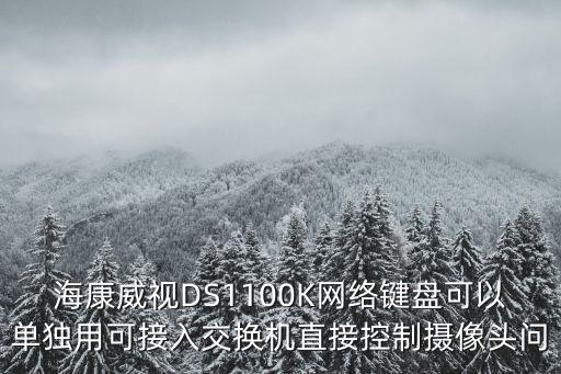 海康威視DS1100K網絡鍵盤可以單獨用可接入交換機直接控制攝像頭問