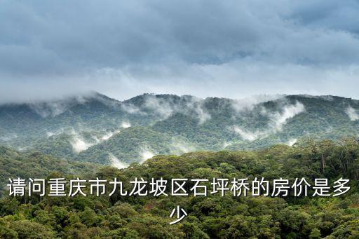 請問重慶市九龍坡區石坪橋的房價是多少
