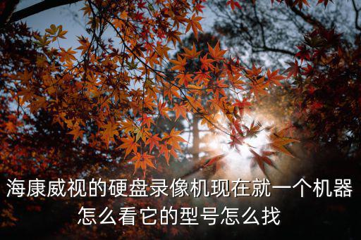 海康威視的硬盤錄像機現在就一個機器怎么看它的型號怎么找
