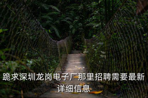 跪求深圳龍崗電子廠那里招聘需要最新詳細信息