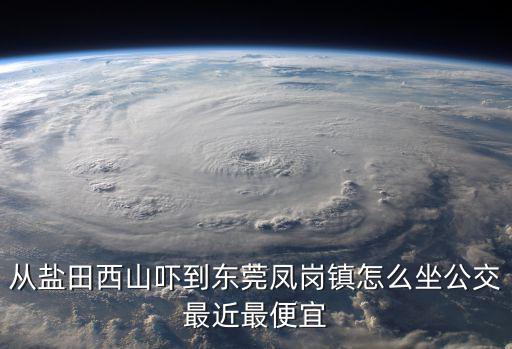 從鹽田西山嚇到東莞鳳崗鎮怎么坐公交最近最便宜
