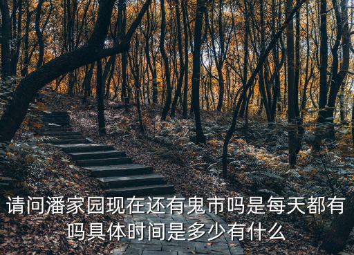 請(qǐng)問潘家園現(xiàn)在還有鬼市嗎是每天都有嗎具體時(shí)間是多少有什么