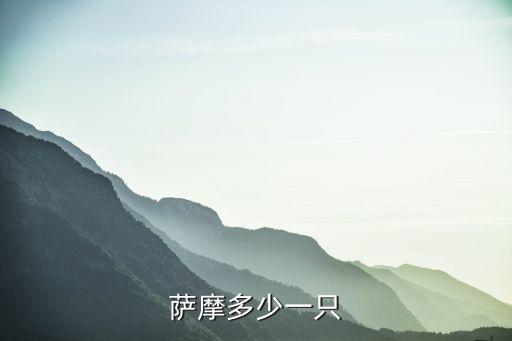 薩摩耶幼犬一般多少錢一只，薩摩多少一只