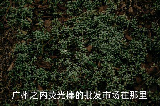 廣州之內(nèi)熒光棒的批發(fā)市場在那里