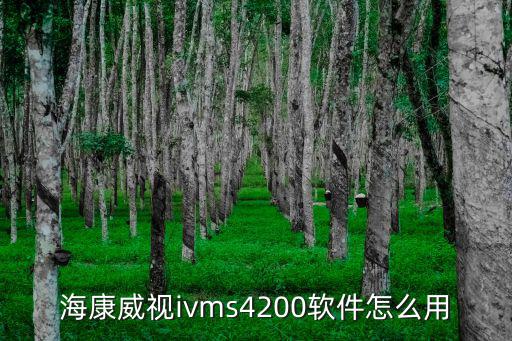 ivms4200怎么設置監控，怎樣用ivms4200看海康監控