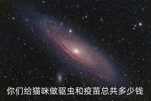 你們給貓咪做驅蟲和疫苗總共多少錢
