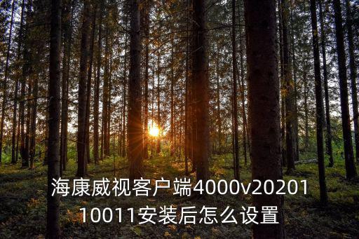 海康威視軟件怎么設置，請問海康威視tmeye這個軟件怎么不能用啊是不兼容還是設置的問