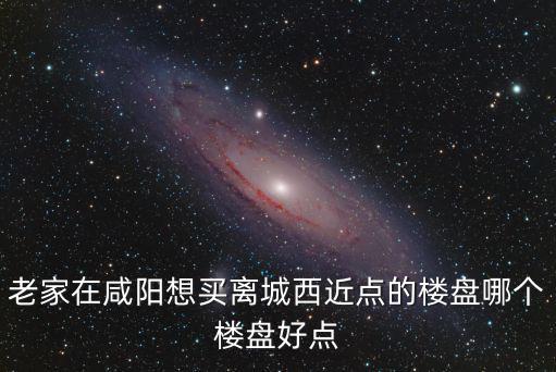 老家在咸陽想買離城西近點的樓盤哪個樓盤好點