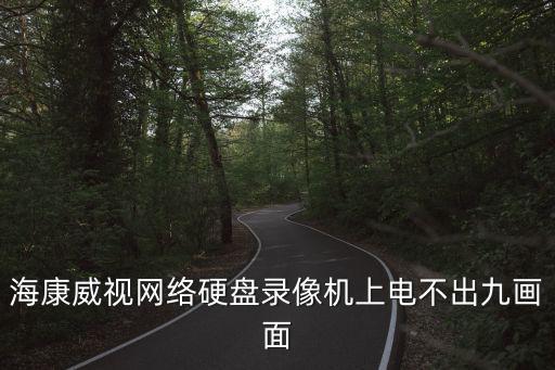 海康威視網絡硬盤錄像機上電不出九畫面