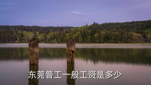 東莞普工一般工資是多少