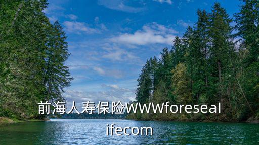 前海人壽保險WWWforeseaIifecom