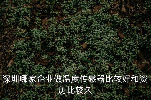 深圳市樂天盛電子科技有限公司，深圳哪家企業做溫度傳感器比較好和資歷比較久