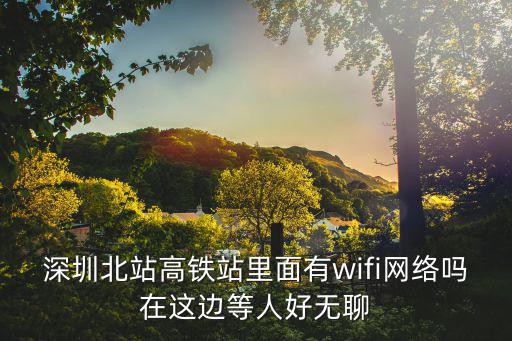 深圳北站現在有wifi嗎，為什么深圳北高鐵站無線網絡能連上但不能用
