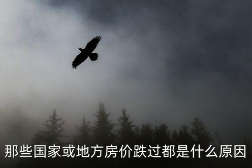 那些國家或地方房價跌過都是什么原因