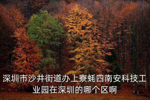 深圳市沙井街道辦上寮蠔四南安科技工業(yè)園在深圳的哪個(gè)區(qū)啊