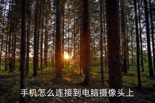 手機怎么連接到電腦攝像頭上
