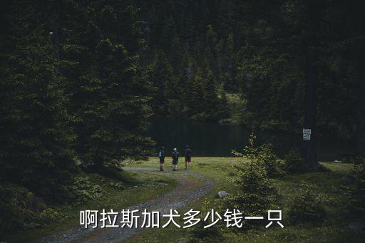 啊拉斯加犬多少錢一只