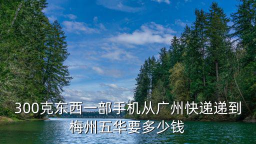 300克東西一部手機從廣州快遞遞到梅州五華要多少錢