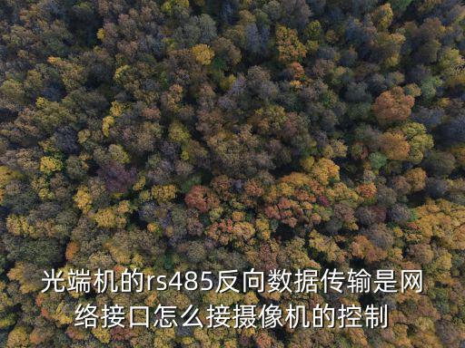 485怎么接網絡攝像機，球型攝像頭怎么接線485和485 的控制線要放到主機嗎