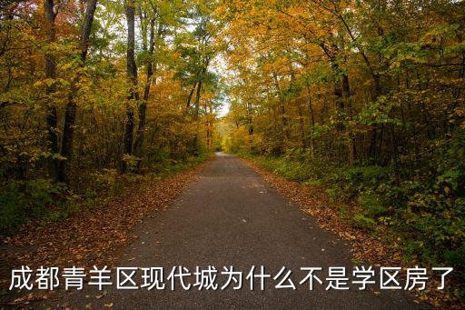 成都青羊區現代城為什么不是學區房了