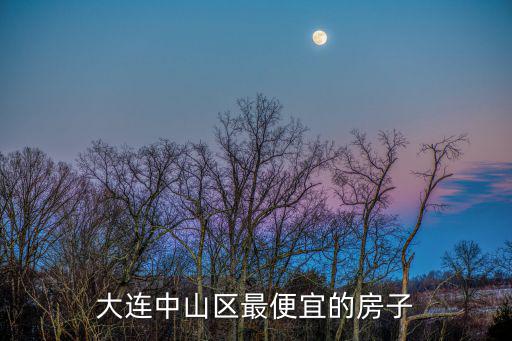 大連中山區最便宜的房子