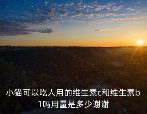 貓吃多少維生素C粉，四個(gè)月大的貓咪一天吃多少?gòu)?fù)合維生素b