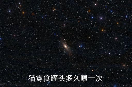 貓主食罐頭一次吃多少，貓零食罐頭多久喂一次