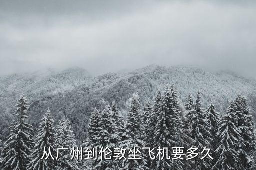 從廣州到倫敦坐飛機(jī)要多久