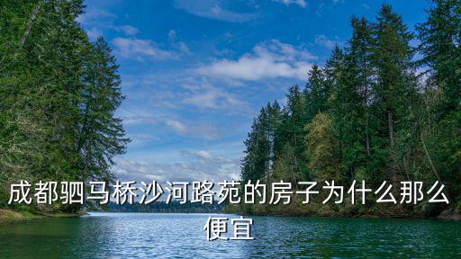成都駟馬橋沙河路苑的房子為什么那么便宜