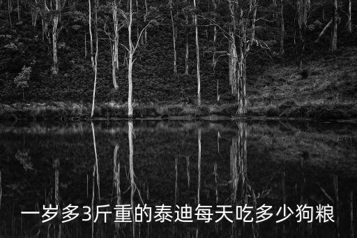 泰迪一歲吃多少狗糧，一歲多3斤重的泰迪每天吃多少狗糧