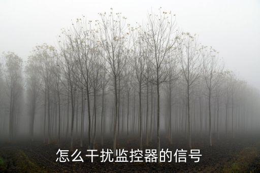 怎么干擾監控器的信號