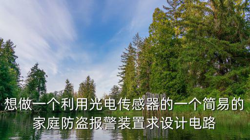 想做一個利用光電傳感器的一個簡易的家庭防盜報警裝置求設計電路