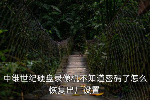 中維世紀(jì)硬盤錄機怎么格式化，硬盤錄像機里的硬盤怎樣在電腦上格式化