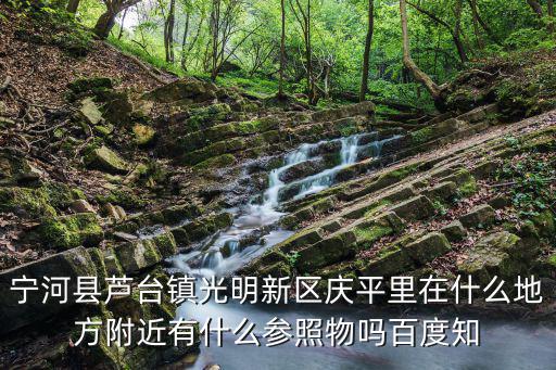 天津市寧河區(qū)蘆臺鎮(zhèn)實驗小學(xué)，寧河縣蘆臺鎮(zhèn)光明新區(qū)慶平里在什么地方附近有什么參照物嗎百度知