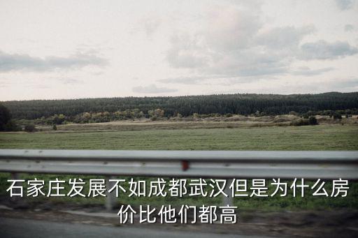 石家莊發展不如成都武漢但是為什么房價比他們都高