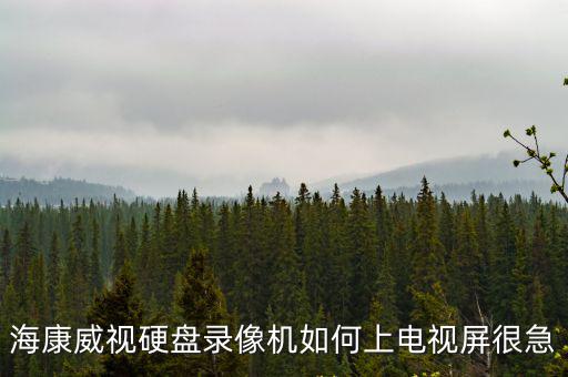 硬盤錄放機怎么錄電視劇，硬盤錄像機怎么錄制電視信號謝謝了