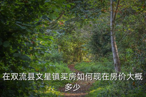 在雙流縣文星鎮買房如何現在房價大概多少