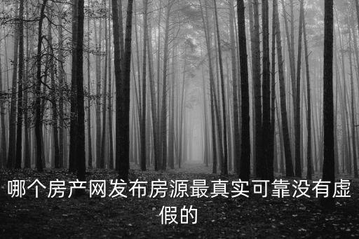 哪個房產網發布房源最真實可靠沒有虛假的