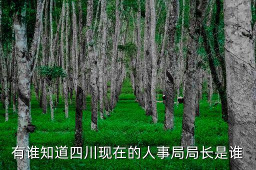 成都市人社廳廳長，有誰知道四川現(xiàn)在的人事局局長是誰