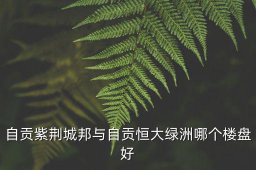 自貢哪個樓盤房價最差，年底準備在自貢買房了解了一下邦泰天著這個樓盤靠譜不