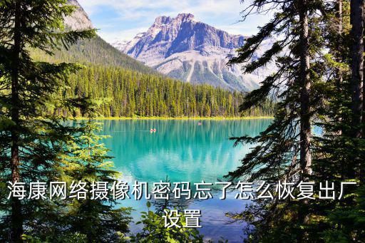 海康網絡攝像機密碼忘了怎么恢復出廠設置