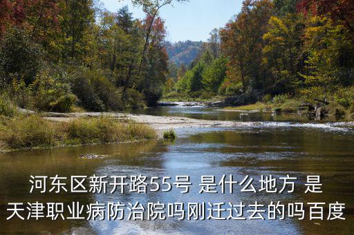 河東區新開路55號 是什么地方 是天津職業病防治院嗎剛遷過去的嗎百度