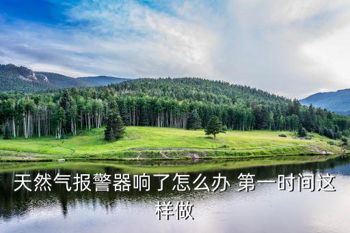 天然氣報警器響了怎么辦 第一時間這樣做