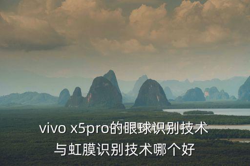 vivo x5pro的眼球識別技術與虹膜識別技術哪個好