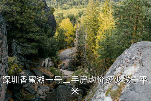 深圳香蜜湖一號二手房均價多少錢一平米