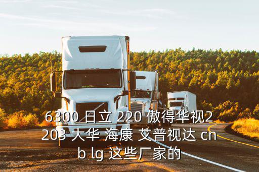 6300 日立 220 傲得華視2203 大華 海康 艾普視達 cnb lg 這些廠家的