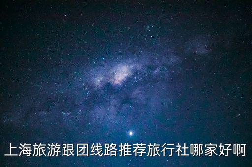上海旅游跟團線路推薦旅行社哪家好啊