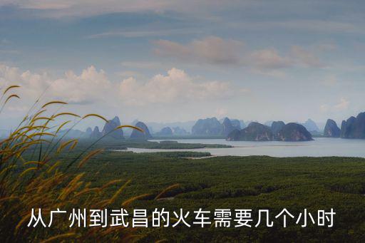 從廣州到武昌的火車需要幾個小時