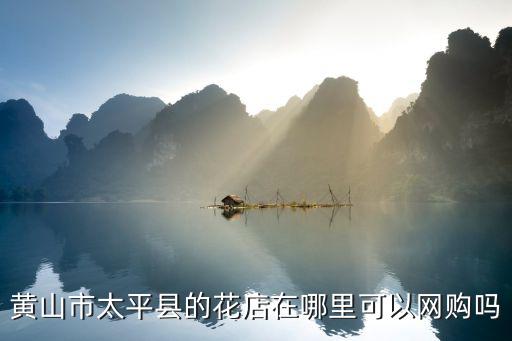 黃山市太平縣的花店在哪里可以網(wǎng)購嗎